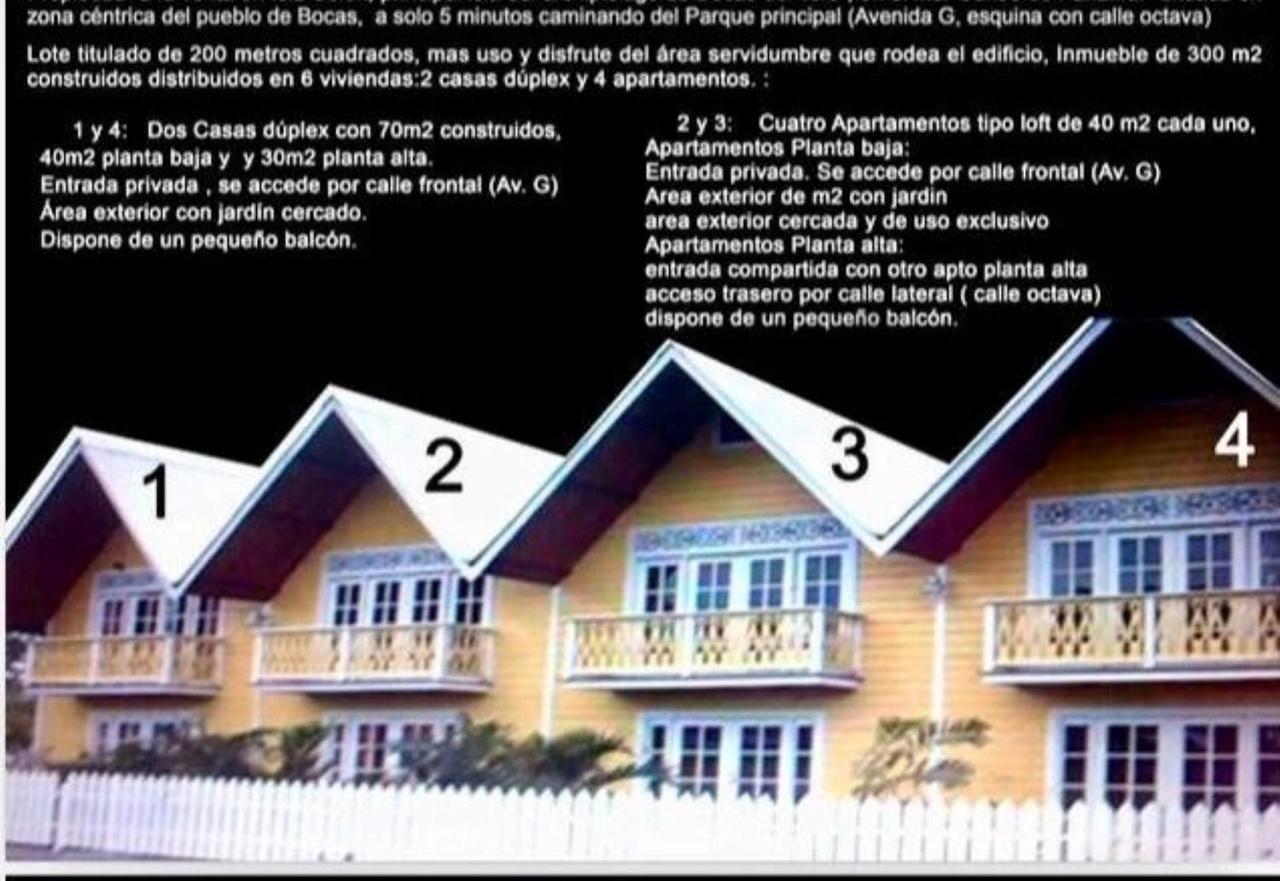 Yellow Houses Bocas Bocas del Toro Exterior foto
